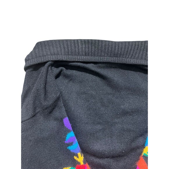 Vtg RAFAELLA ANGORA Sweater Cardigan Granny Core BRIGHT Colors SOFT Sz M - Picture 9 of 16